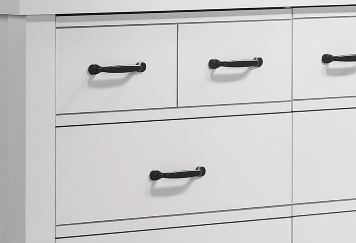 Cassini - 6 Drawer Dresser - White - Image 2