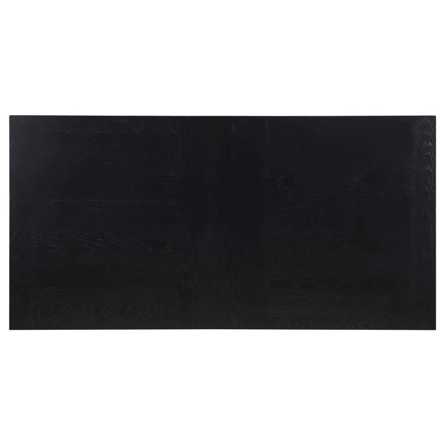 Catherine - Rectangular Wood Dining Table - Black - Image 6