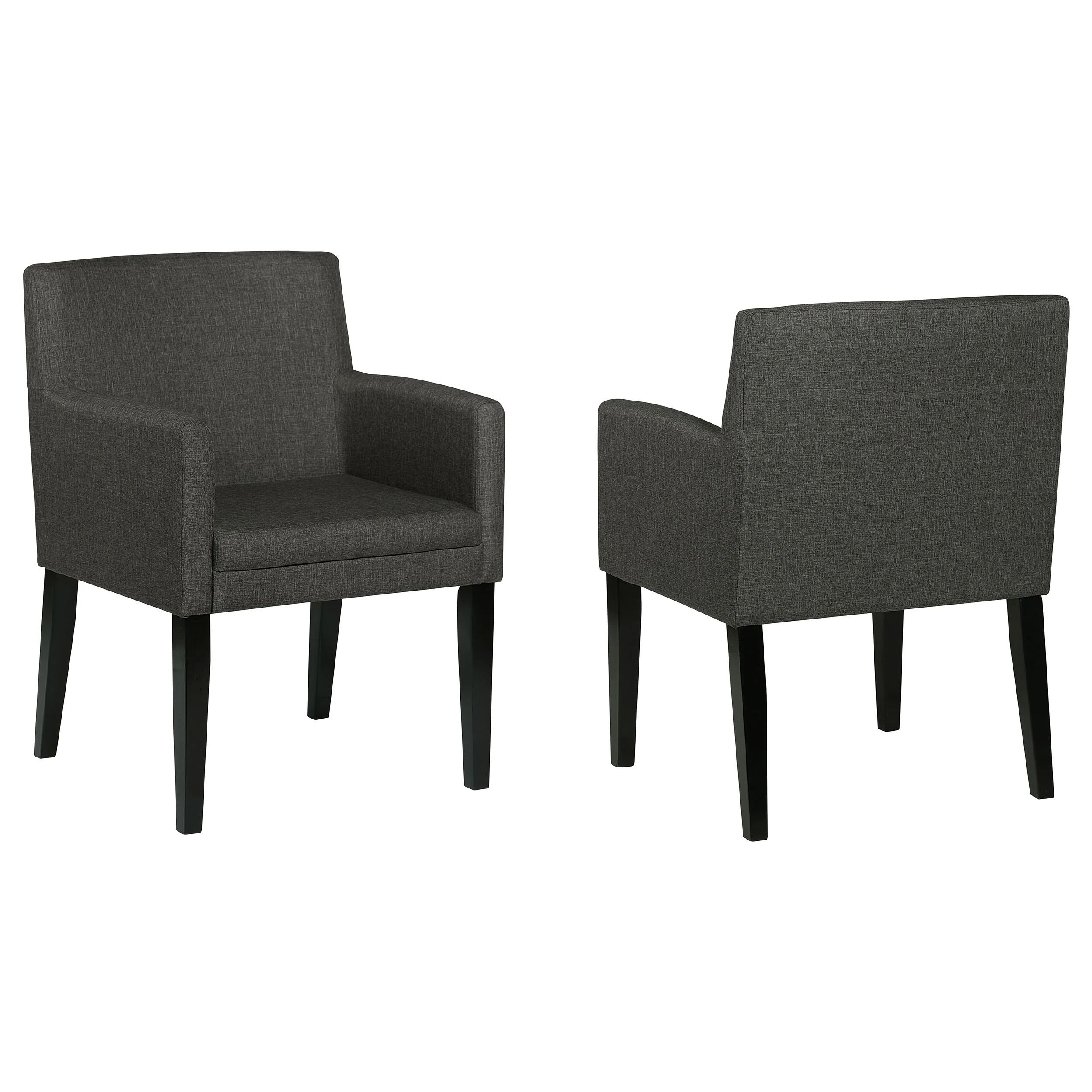 Catherine - Upholstered Dining Arm Chair (Set of 2) - Gray - Image 15