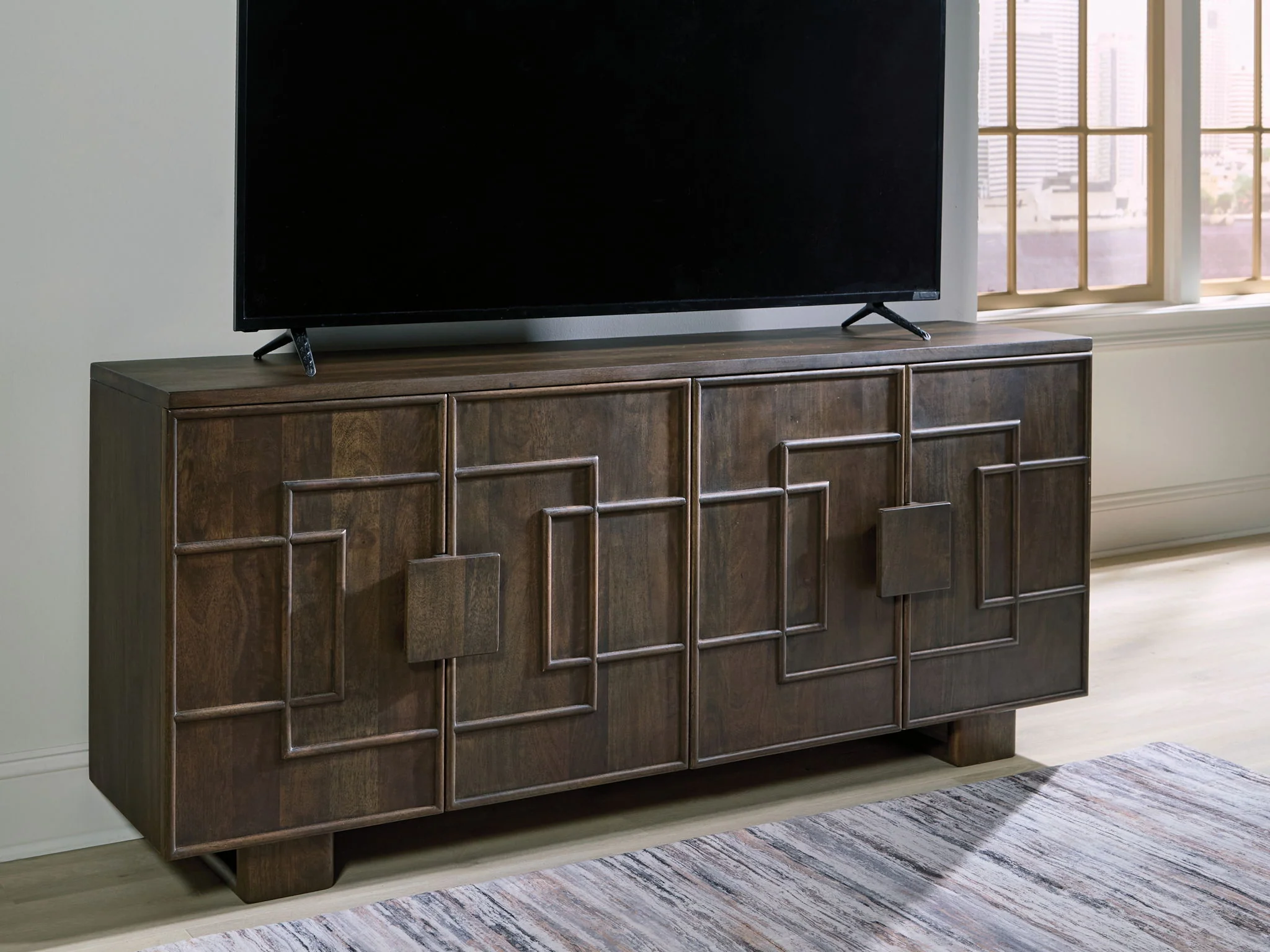 Cato - Accent Cabinet - Dark Brown - Image 7