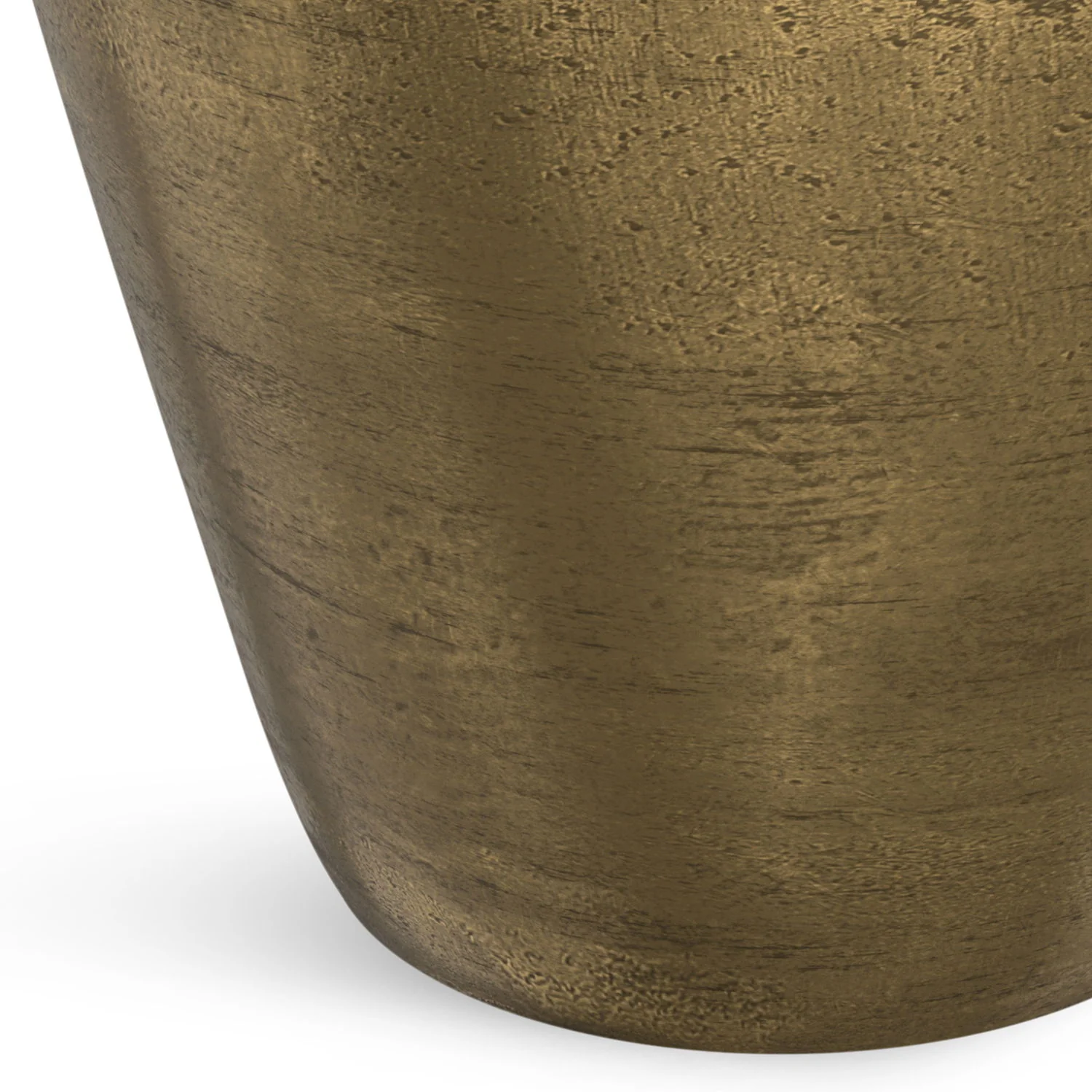 Cavan - Cast Aluminum Side Table - Antique Brass - Image 5