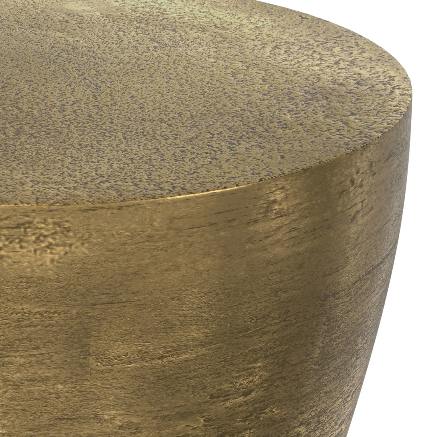 Cavan - Cast Aluminum Side Table - Antique Brass - Image 9