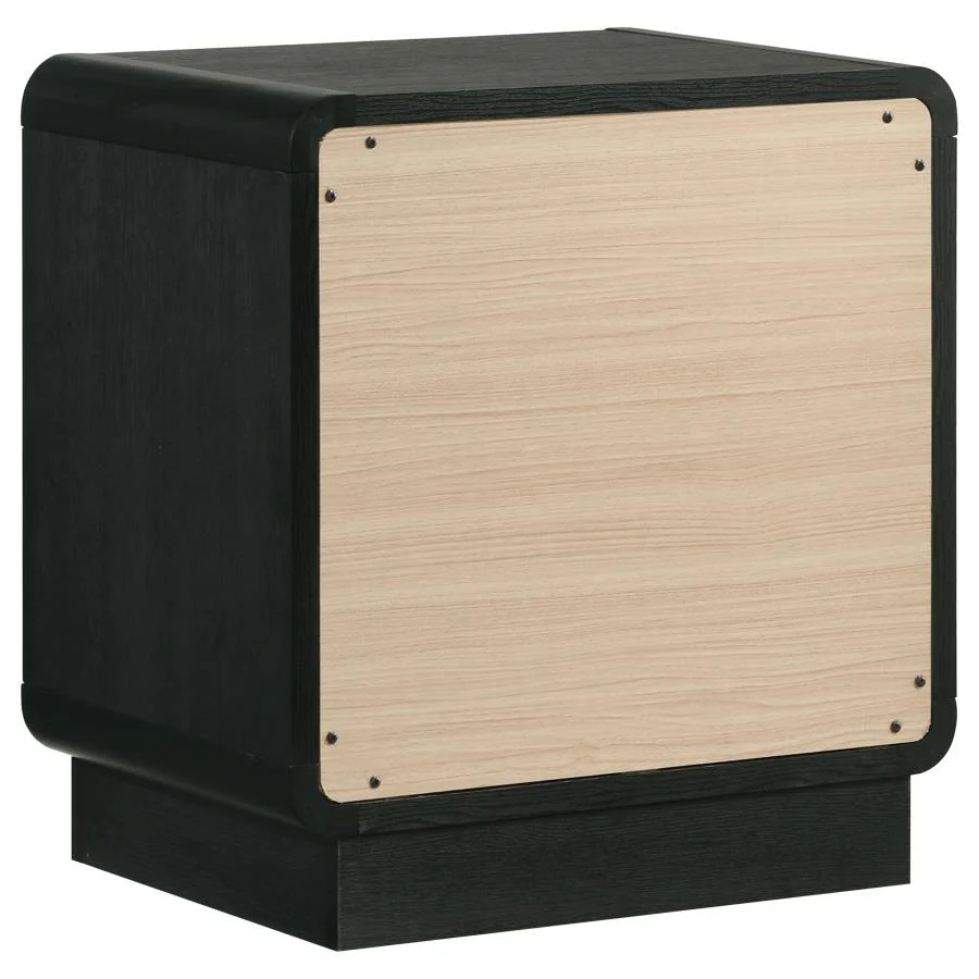 Cavelle - 2-Drawer Nightstand Bedside Table - Black - Image 6