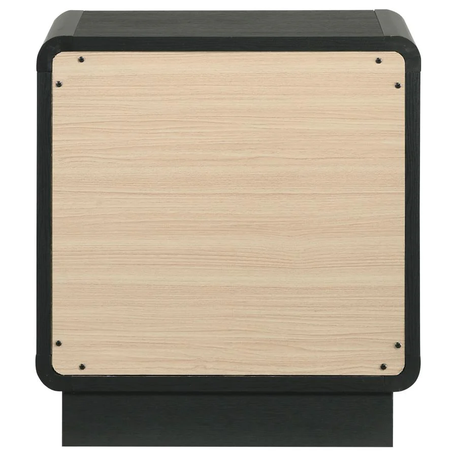 Cavelle - 2-Drawer Nightstand Bedside Table - Black - Image 7