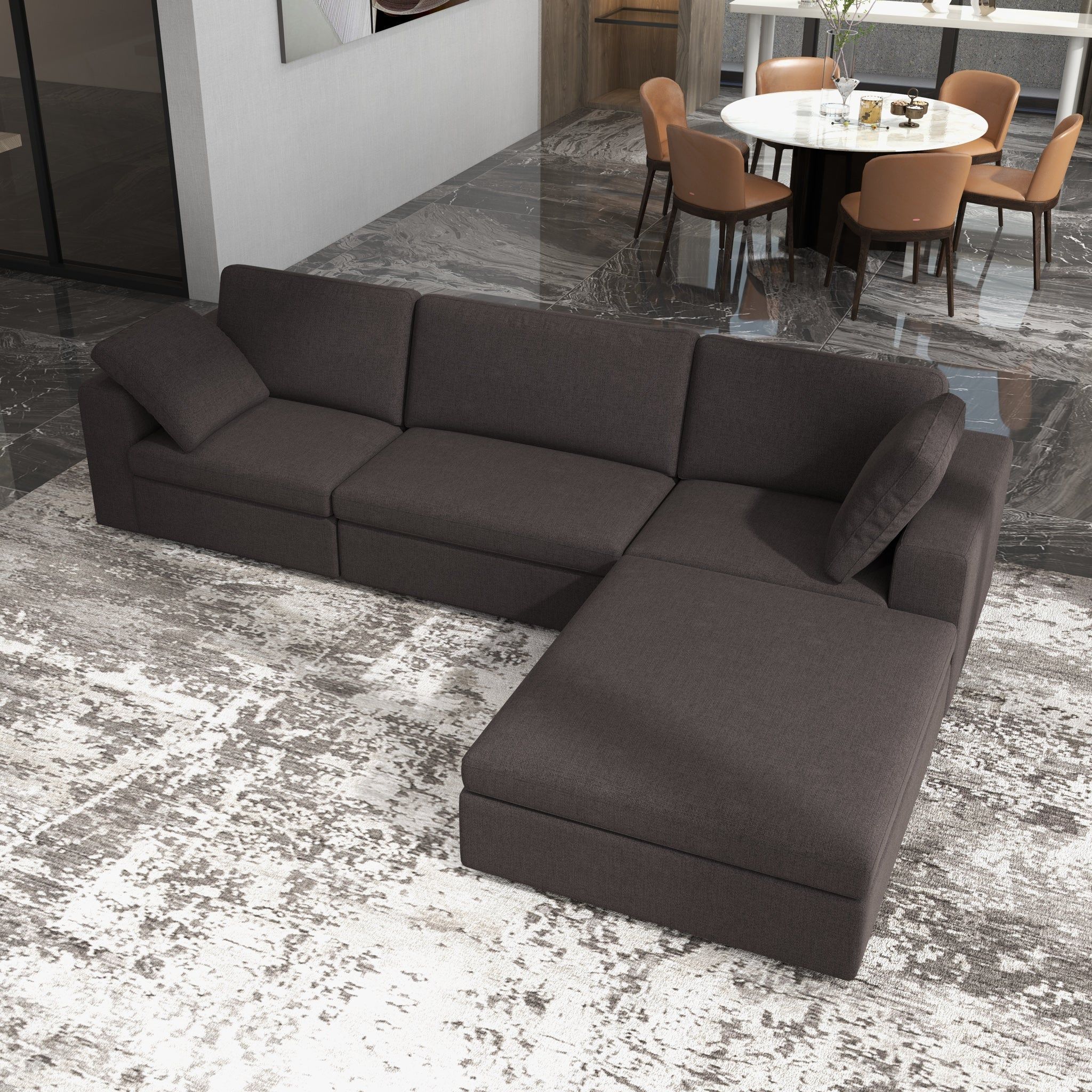 Cecilia - Modular Corner Sectional Modern Sofa - Image 13