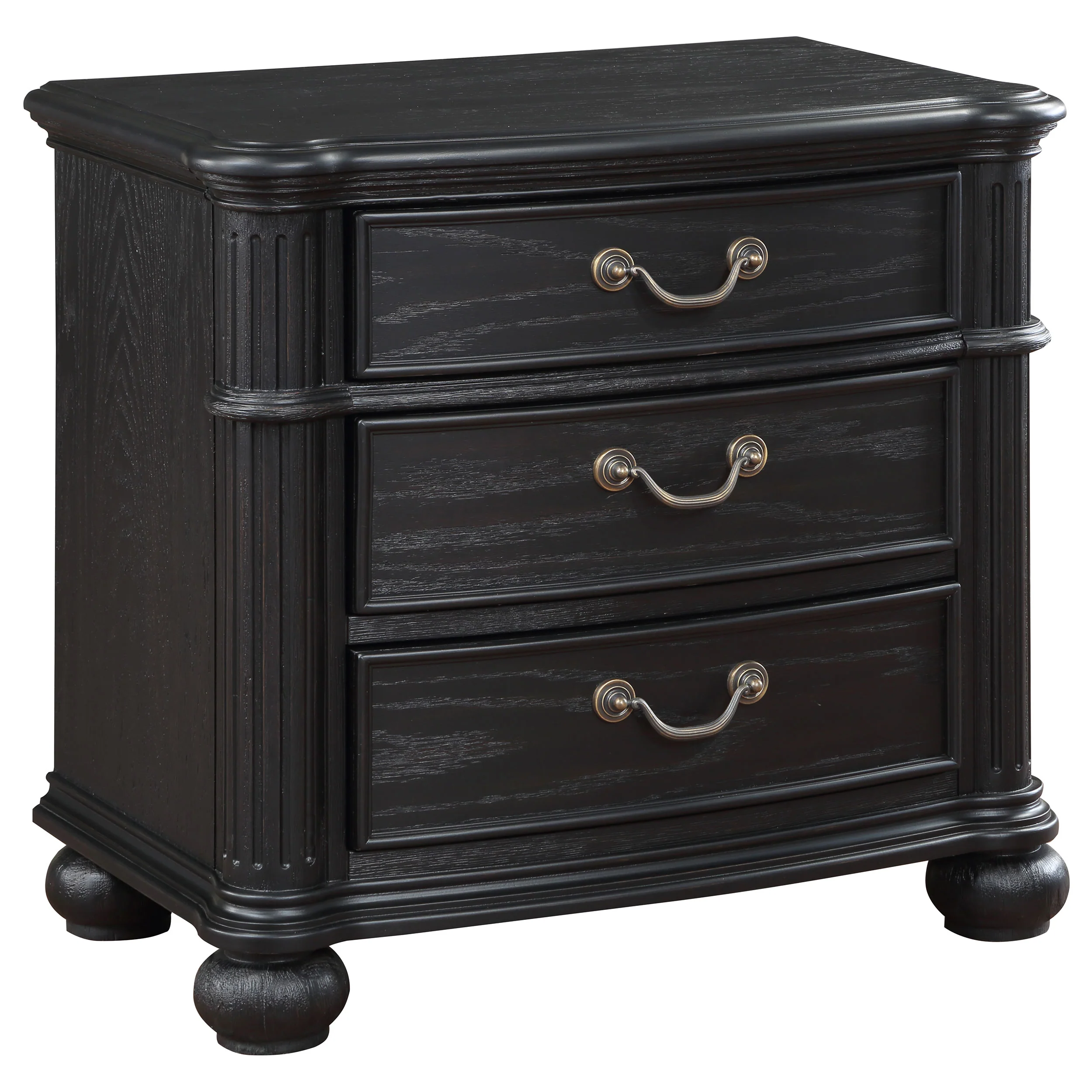 Celina 3-drawer Nightstand Black - Image 15
