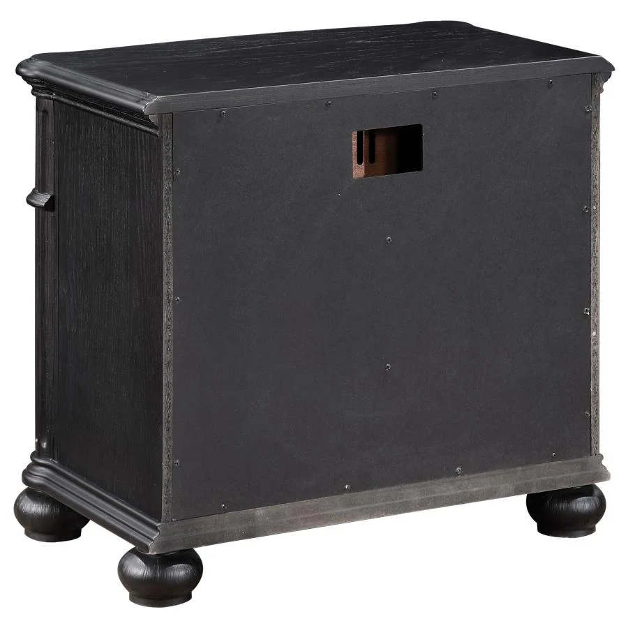 Celina 3-drawer Nightstand Black - Image 5