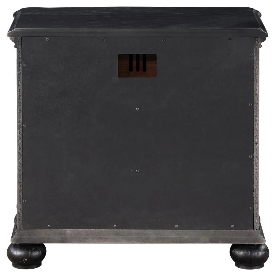 Celina 3-drawer Nightstand Black - Image 6