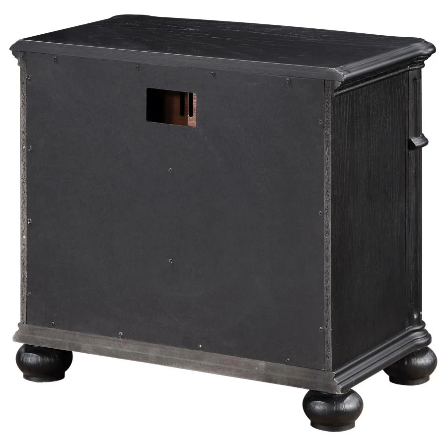 Celina 3-drawer Nightstand Black - Image 7