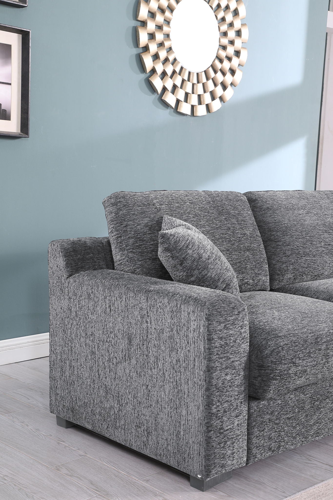 Celine - Fabric Corner Sectional Sofa With Right-Facing Chaise, Cupholders, And Charging Ports - Image 27