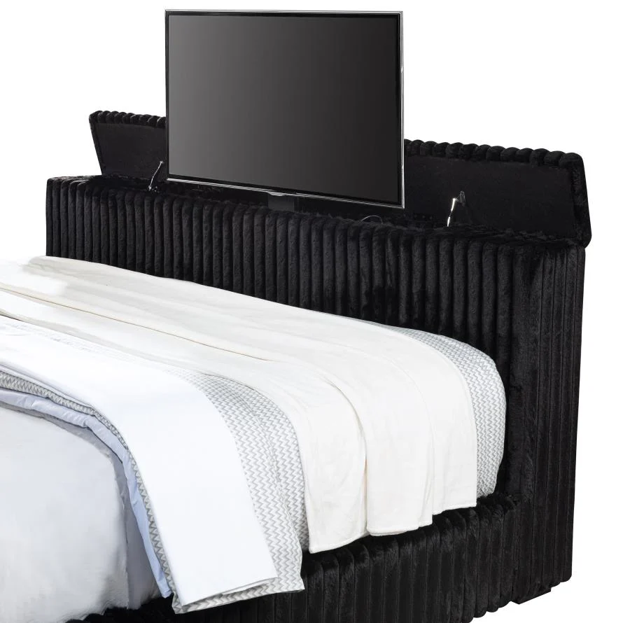 Centergrove - Upholstered Wingback TV Bed - Image 33