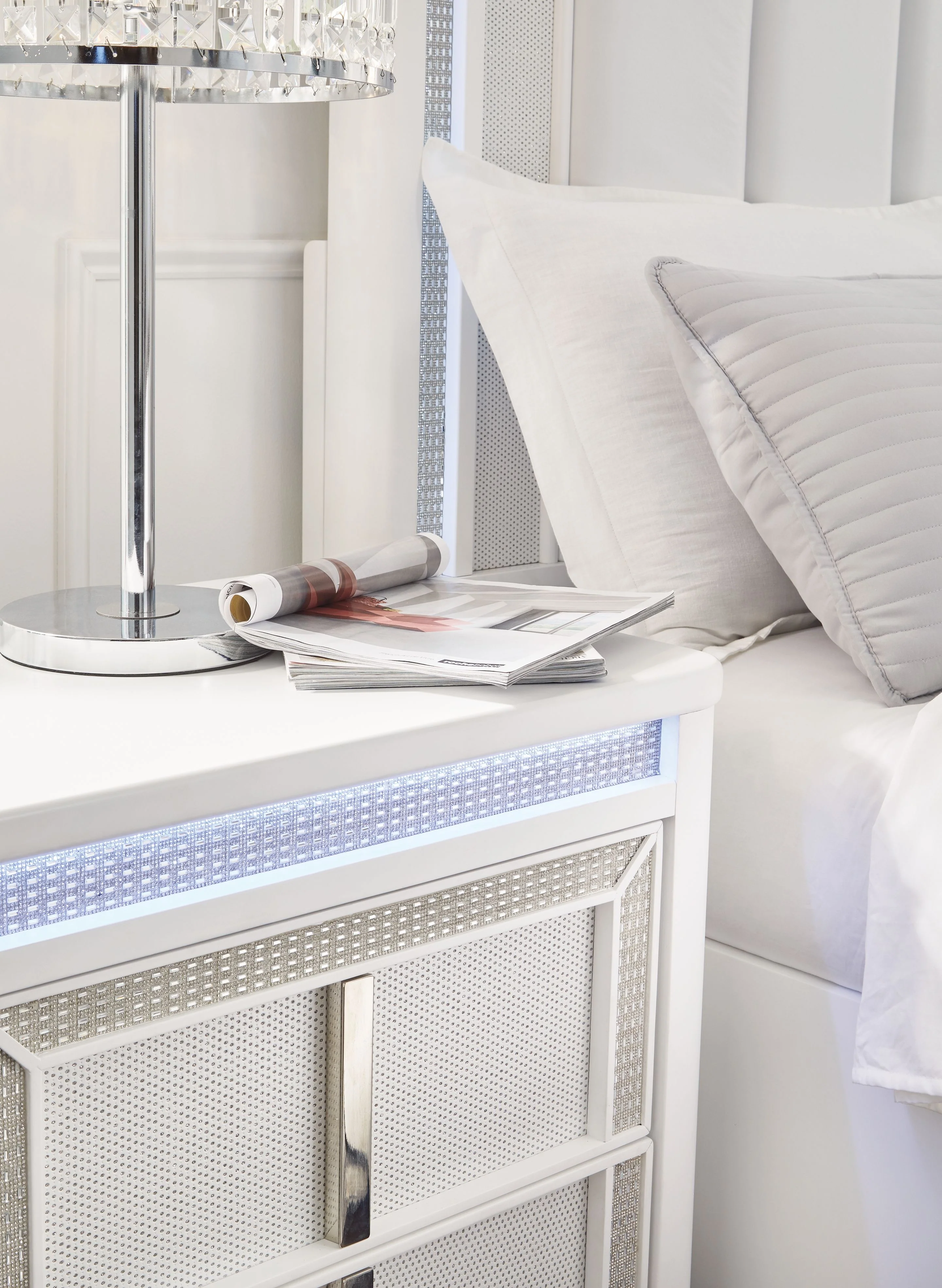Chalanna - Two Drawer Night Stand - White - Image 6