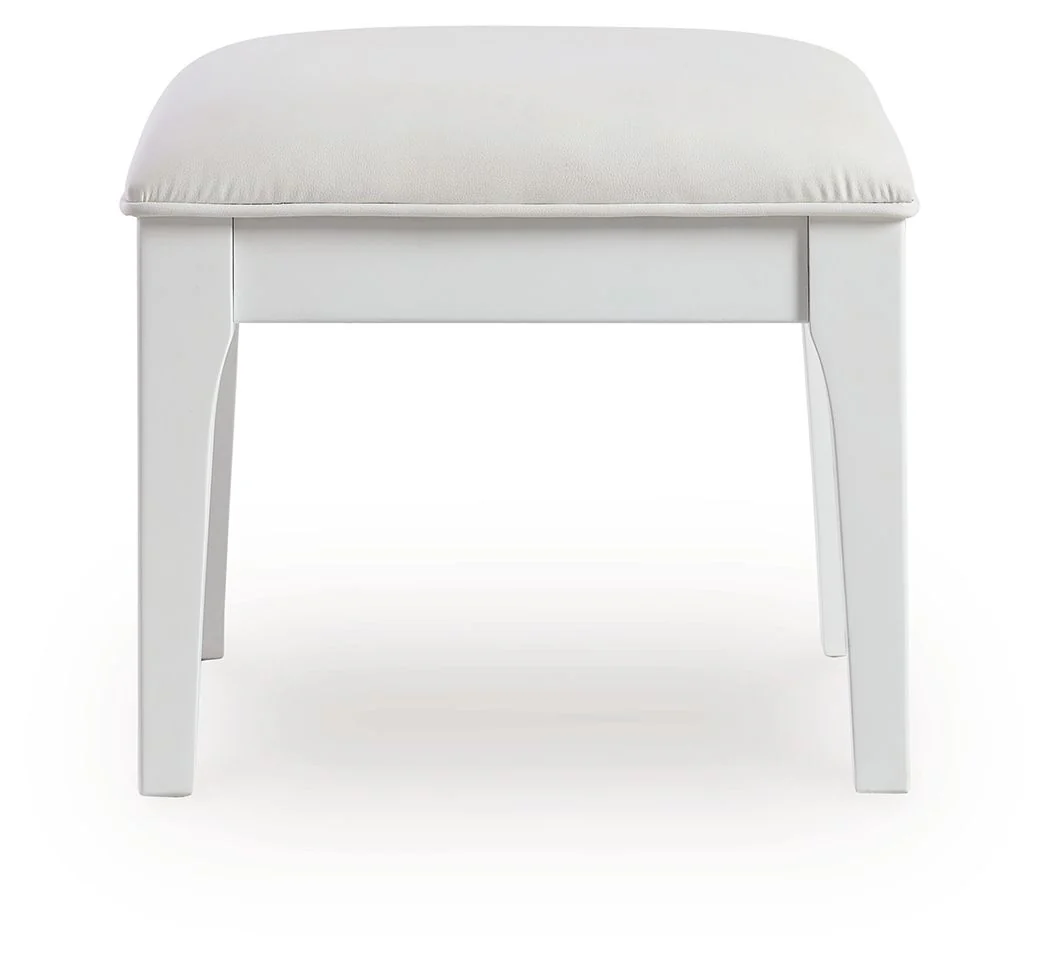Chalanna - Vanity Stool - White - Image 4