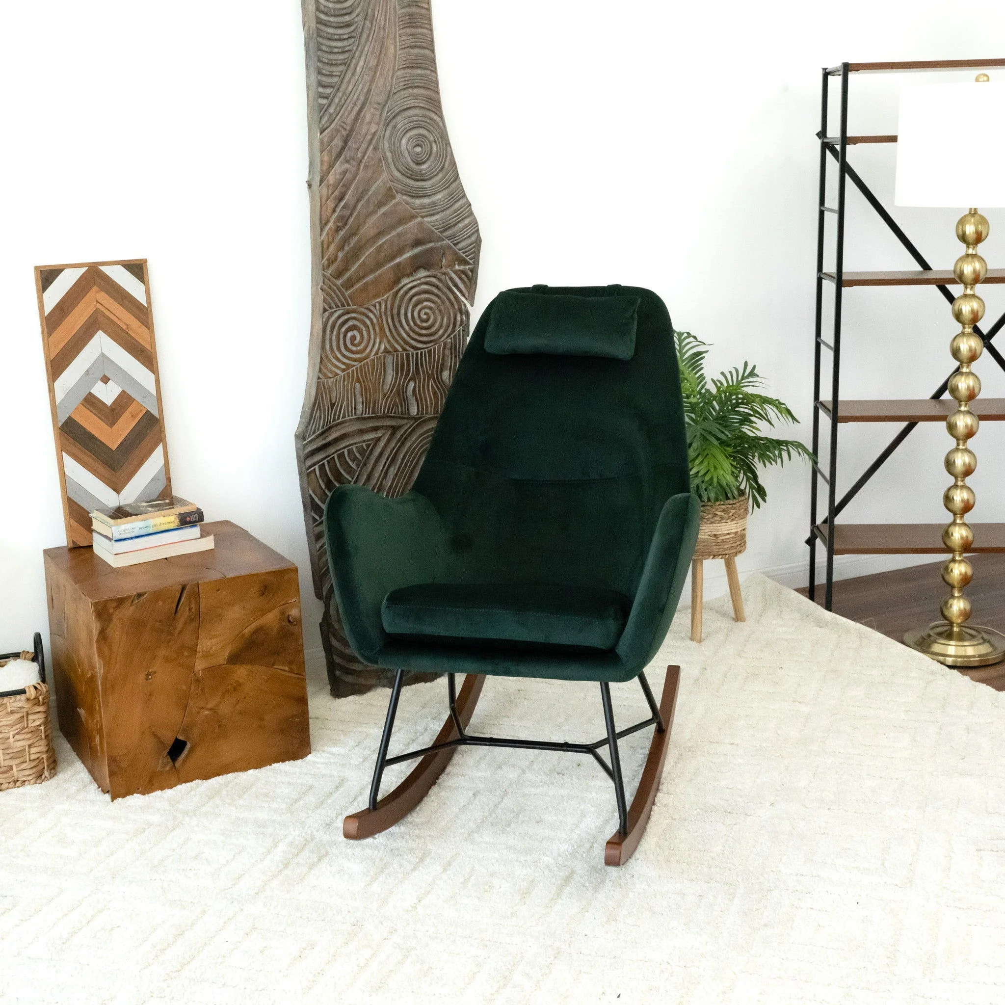 Chel - Mid-Century Modern Rocking Chair - Image 3