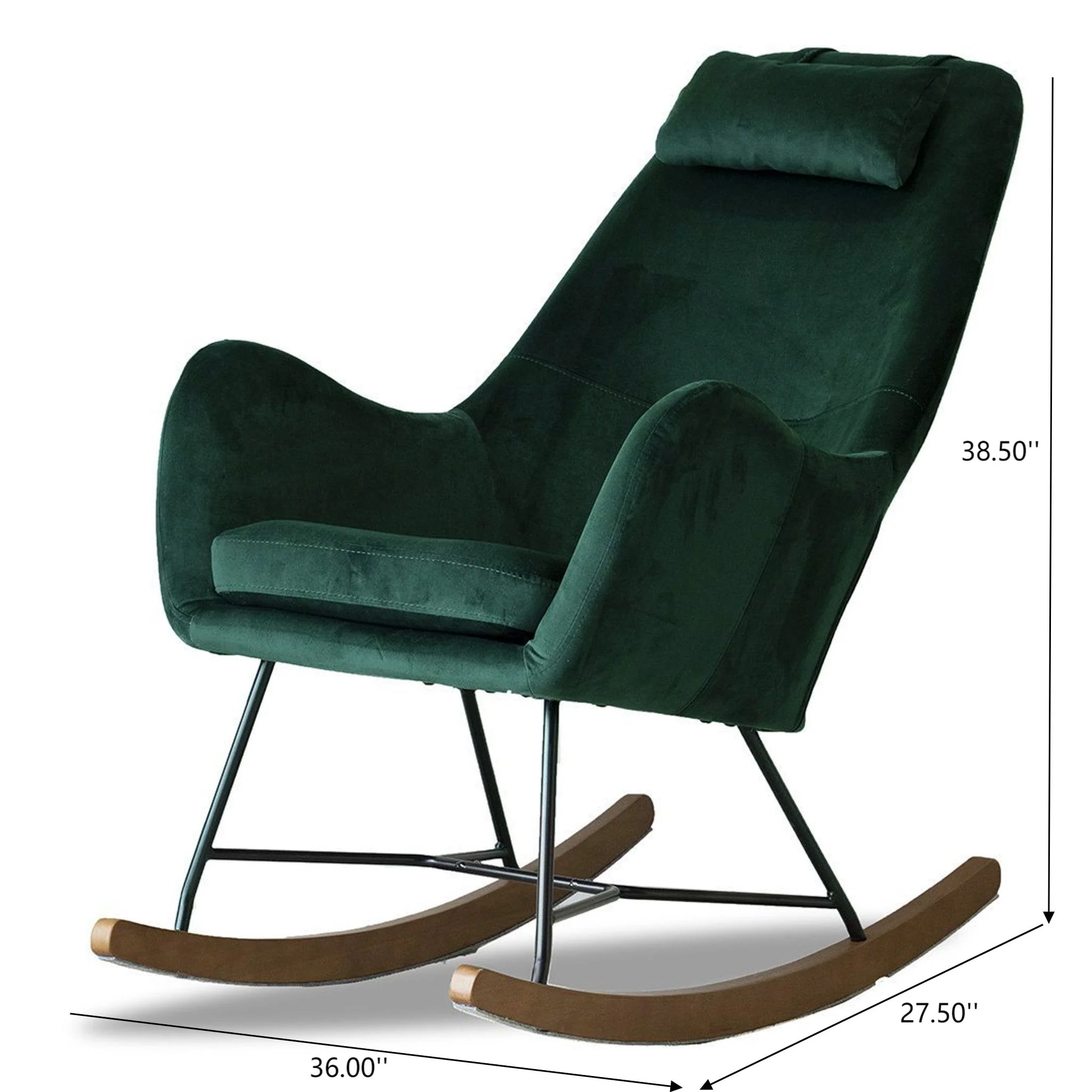 Chel - Mid-Century Modern Rocking Chair - Image 7