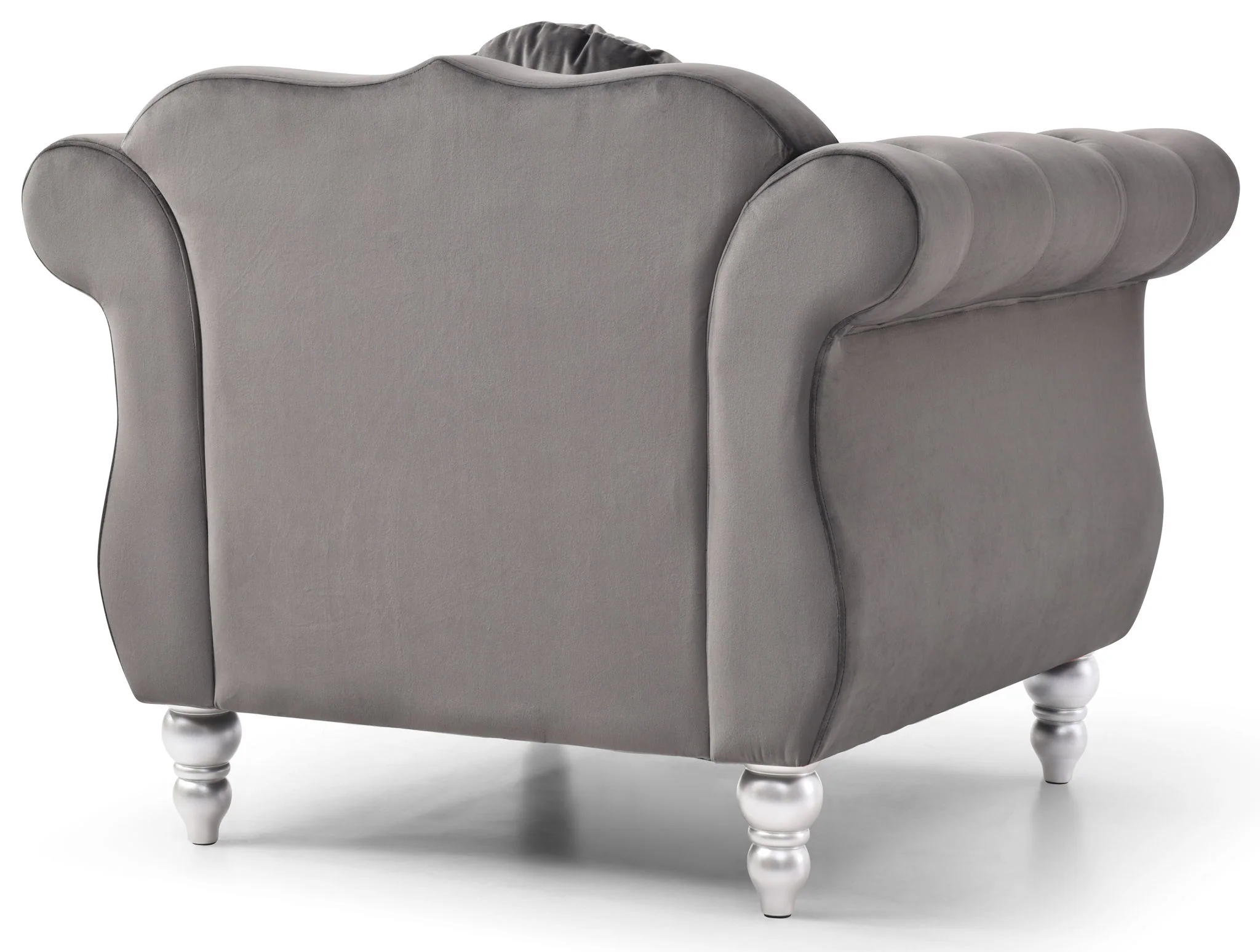 Chic Transitional Flared Arm Chair - Image 16