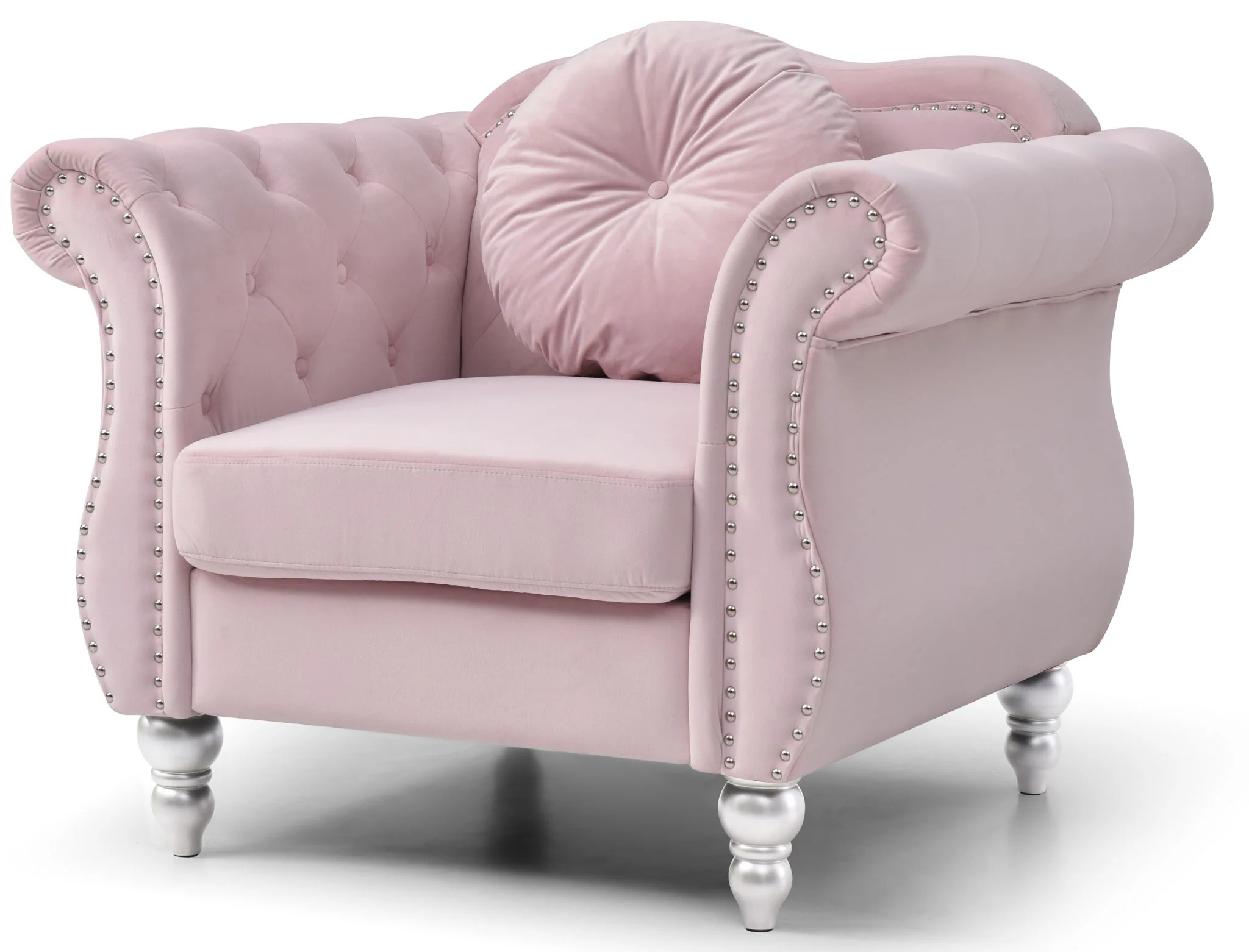 Chic Transitional Flared Arm Chair - Image 25