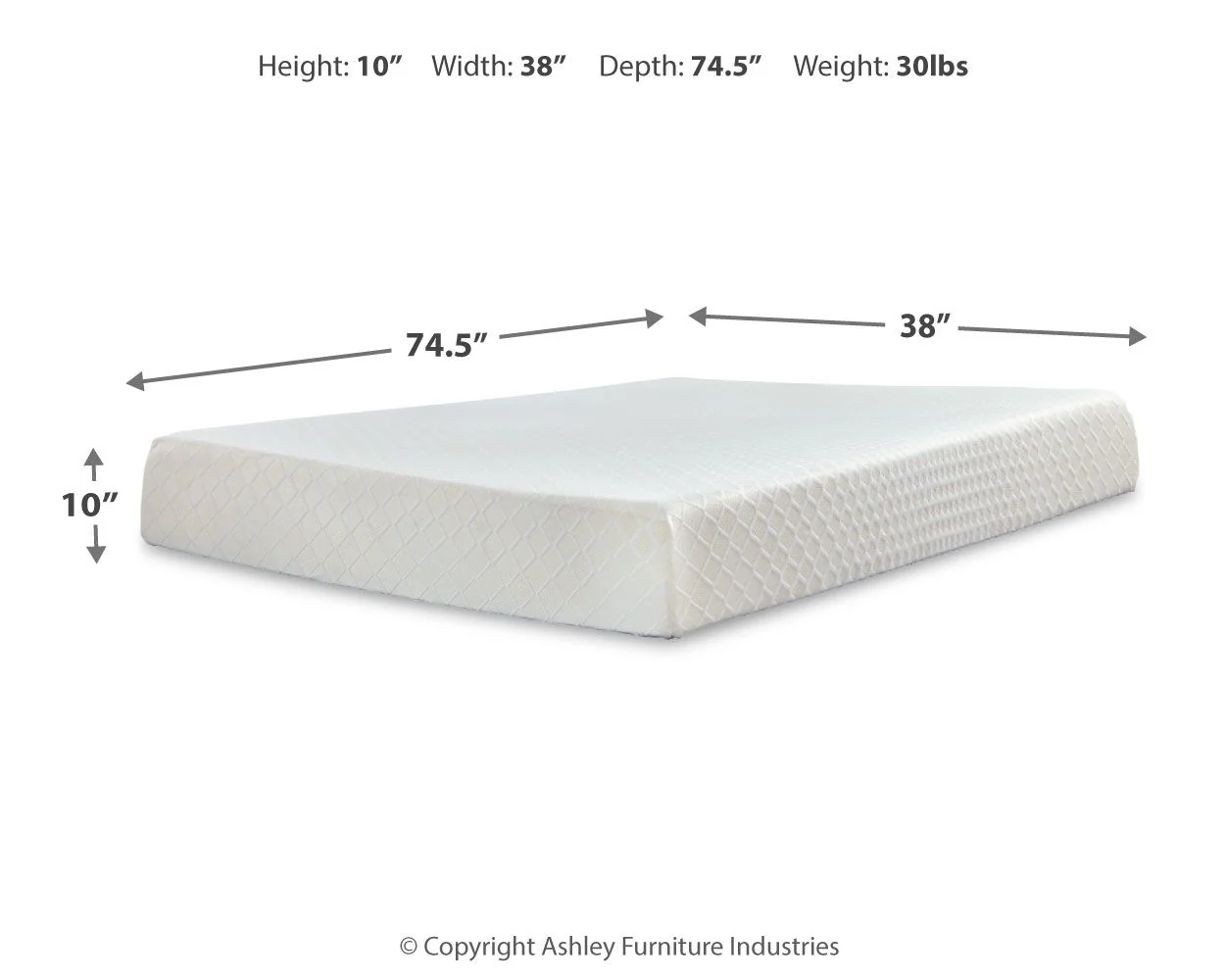 10 Inch Chime Memory Foam - Firm Memory Foam Mattress - Image 11