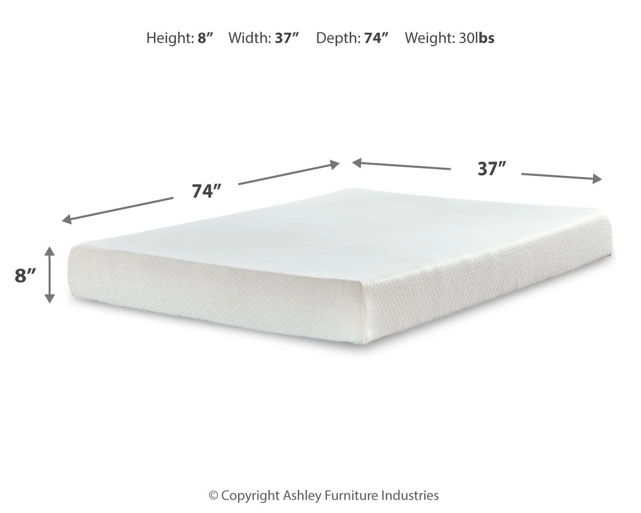 Chime 8 Inch Memory Foam - Medium Memory Foam Mattress - Image 13