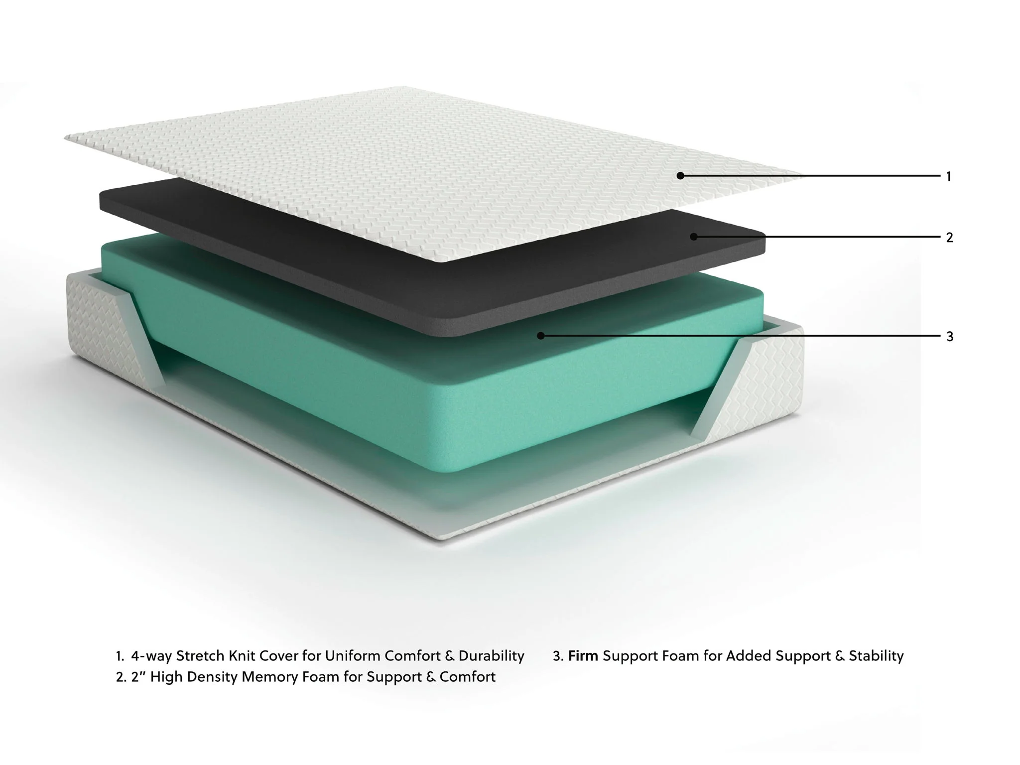 Chime 12 Inch Memory Foam - Memory Foam Mattress - Image 8