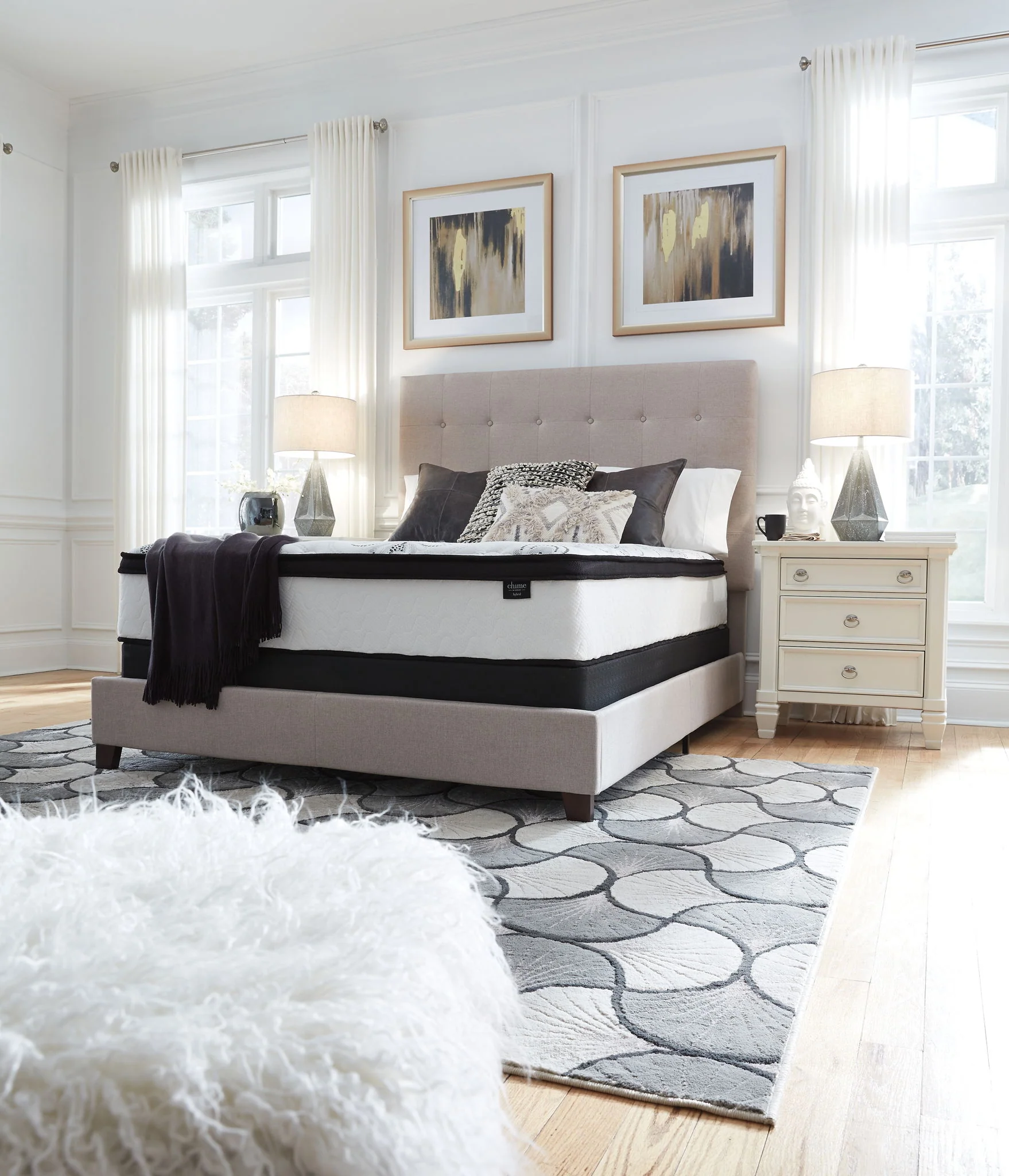 Chime 12 Inch Hybrid - Ultra Plush Hybrid Mattress - Image 4