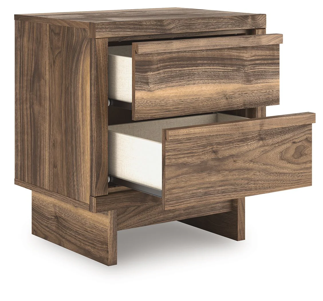 Chirason - Two Drawer Night Stand - Brown - Image 3