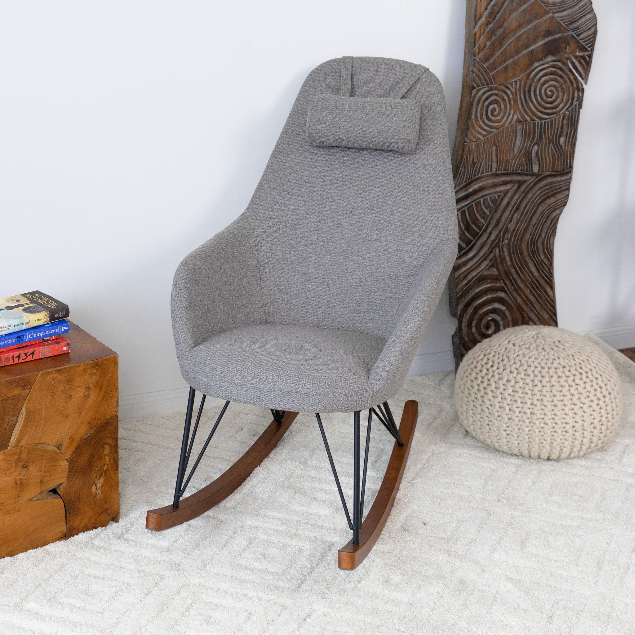 Chloe - Mid Century Modern Rocker Livingroom And Bedroom Chair - Image 7
