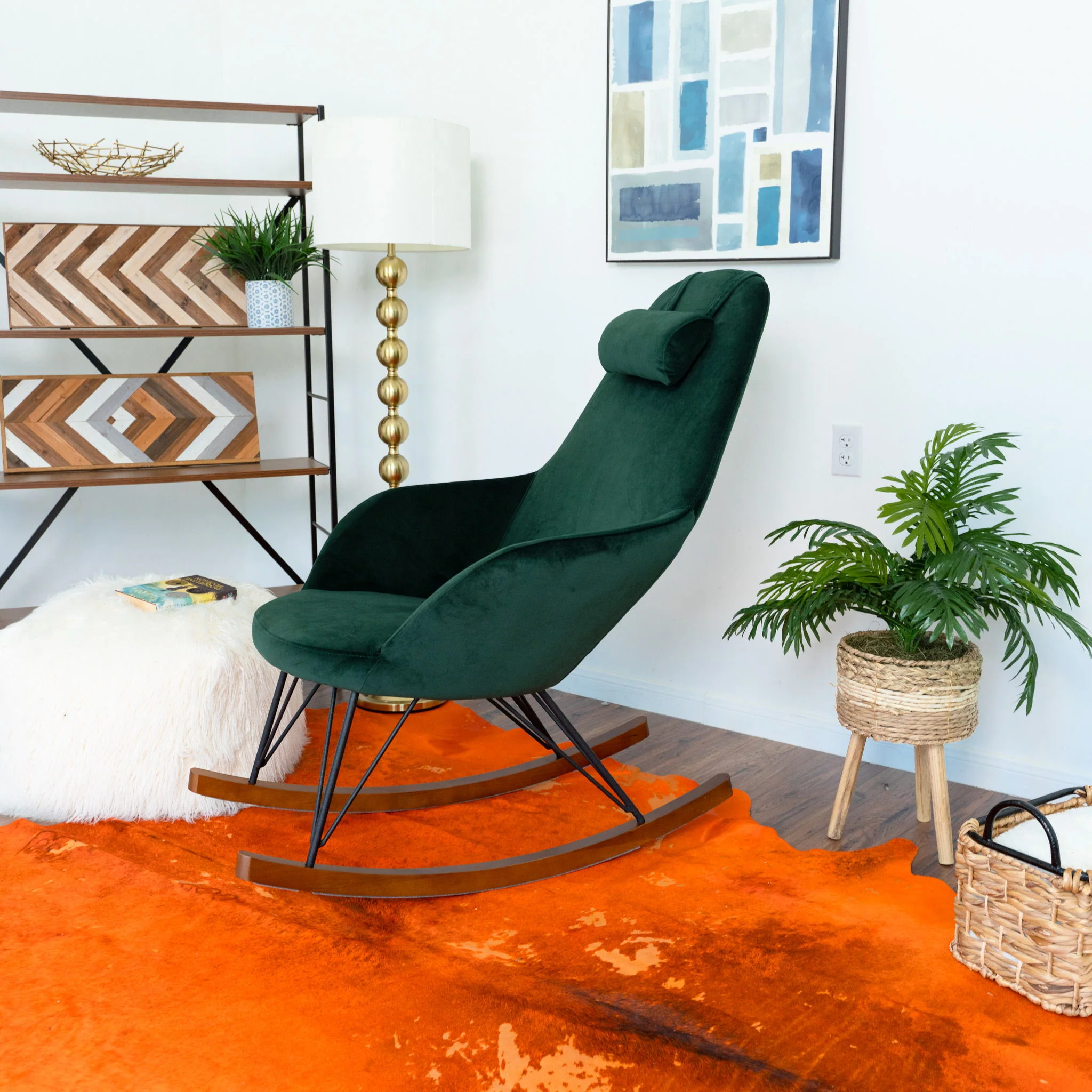 Chloe - Mid Century Modern Rocker Livingroom And Bedroom Chair - Image 8