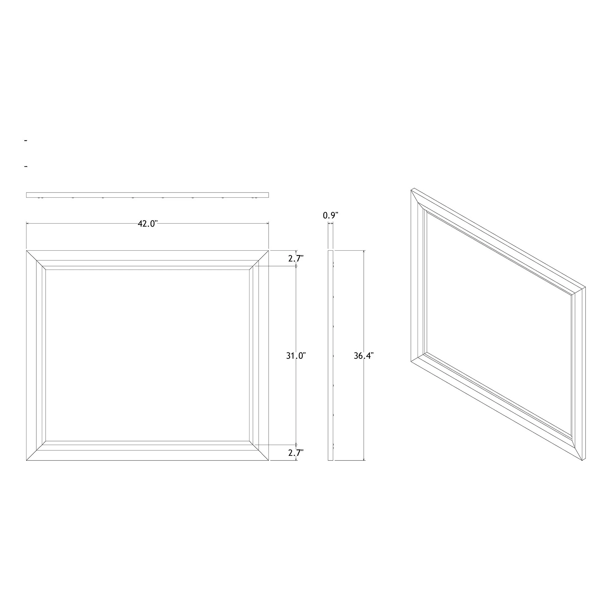 Chloe - Mirror - Gemstone Silver - Image 2