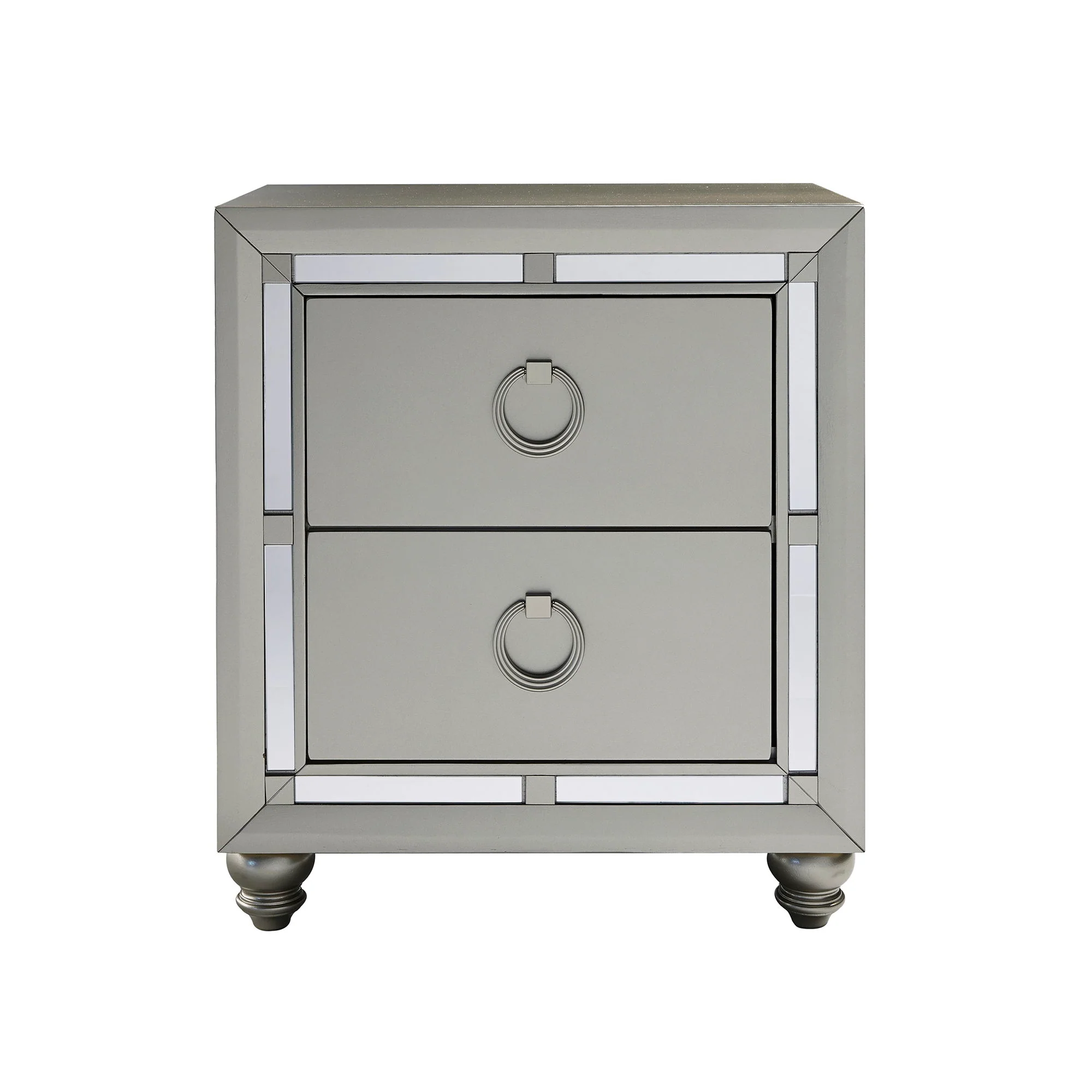 Chloe - Nightstand - Gemstone Silver - Image 7