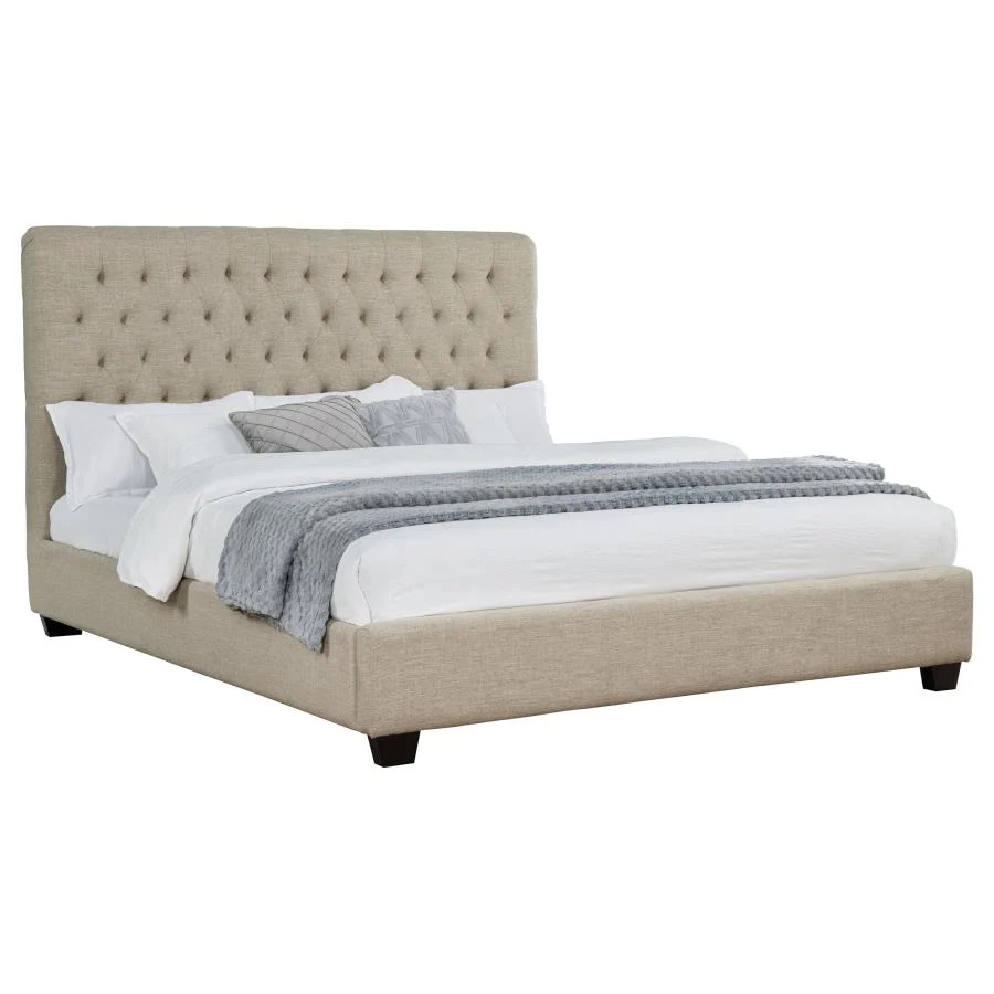 Chloe - Upholstered Panel Bed - Image 10