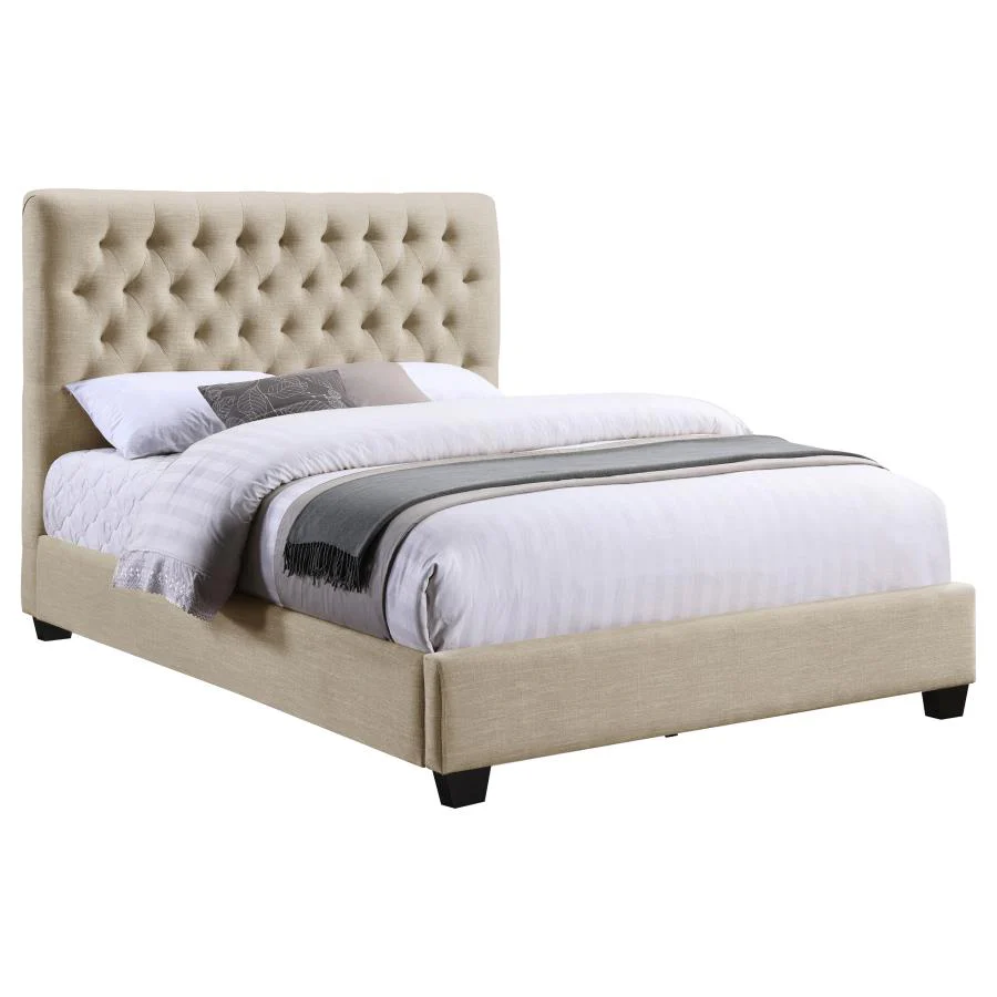 Chloe - Upholstered Panel Bed - Image 12