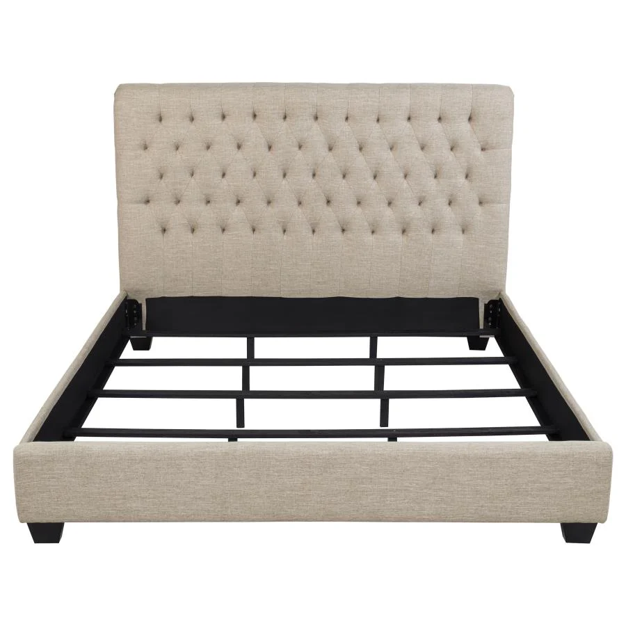 Chloe - Upholstered Panel Bed - Image 14