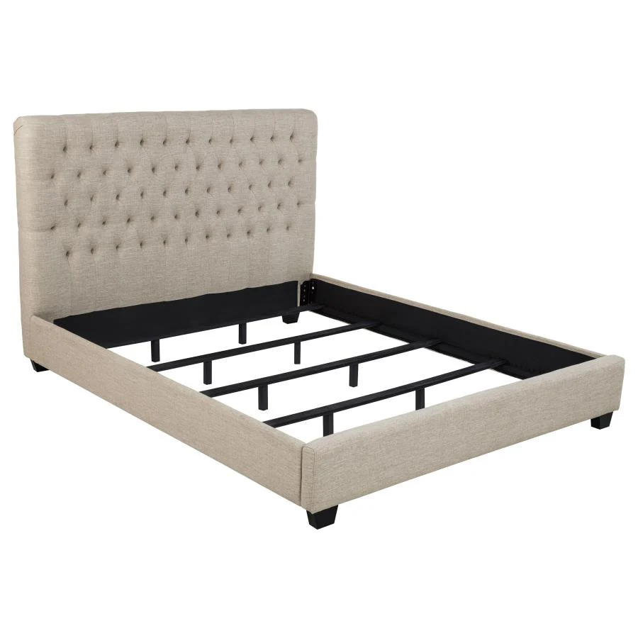 Chloe - Upholstered Panel Bed - Image 2