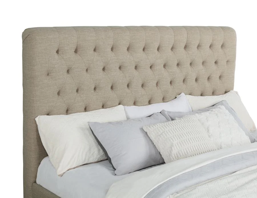 Chloe - Upholstered Panel Bed - Image 27