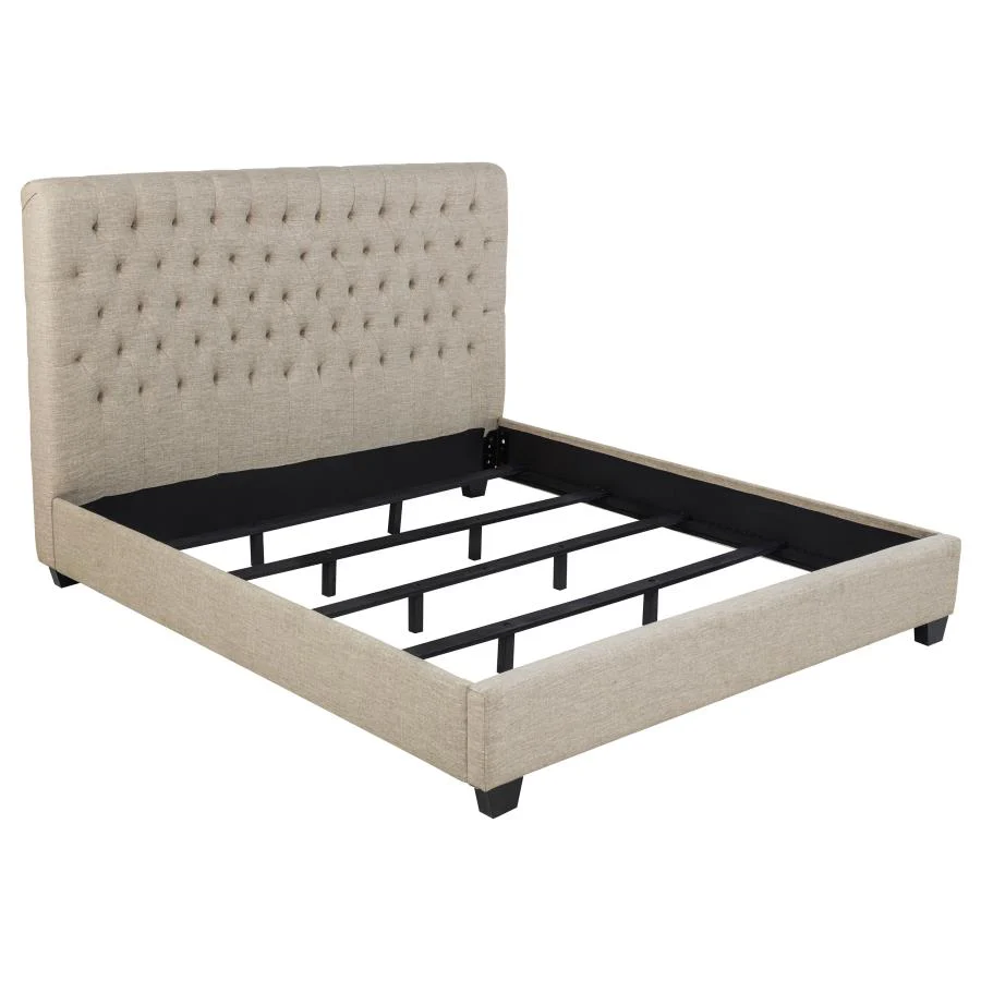 Chloe - Upholstered Panel Bed - Image 3