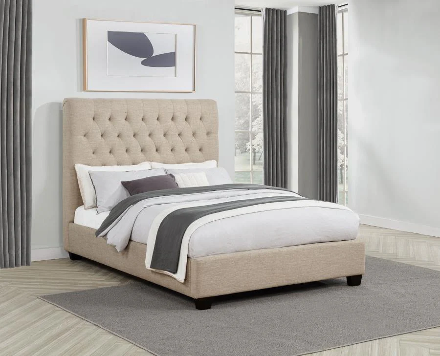 Chloe - Upholstered Panel Bed - Image 5