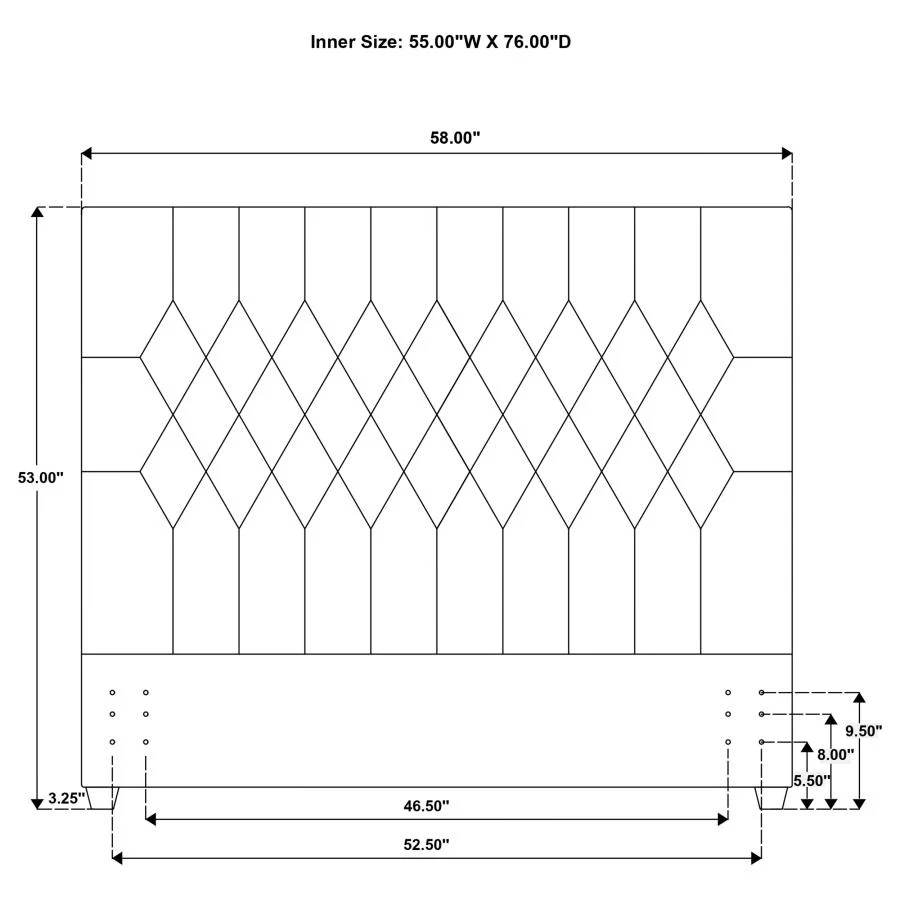 Chloe - Upholstered Panel Headboard - Image 17