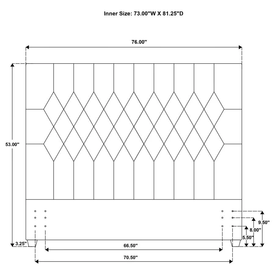 Chloe - Upholstered Panel Headboard - Image 19