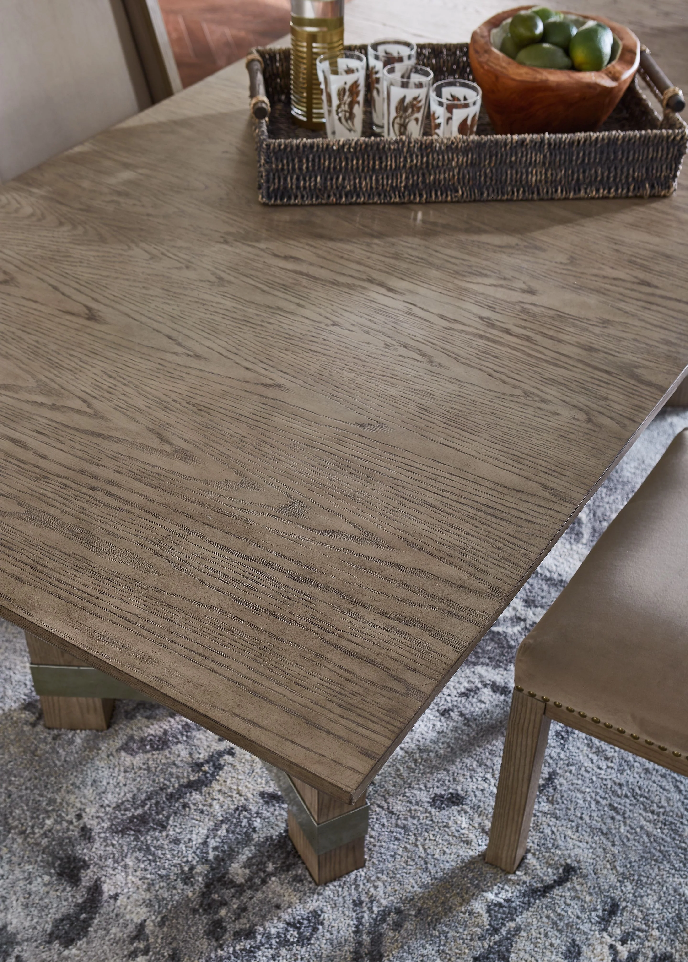 Chrestner - Rectangular Dining Room Table - Gray - Image 3