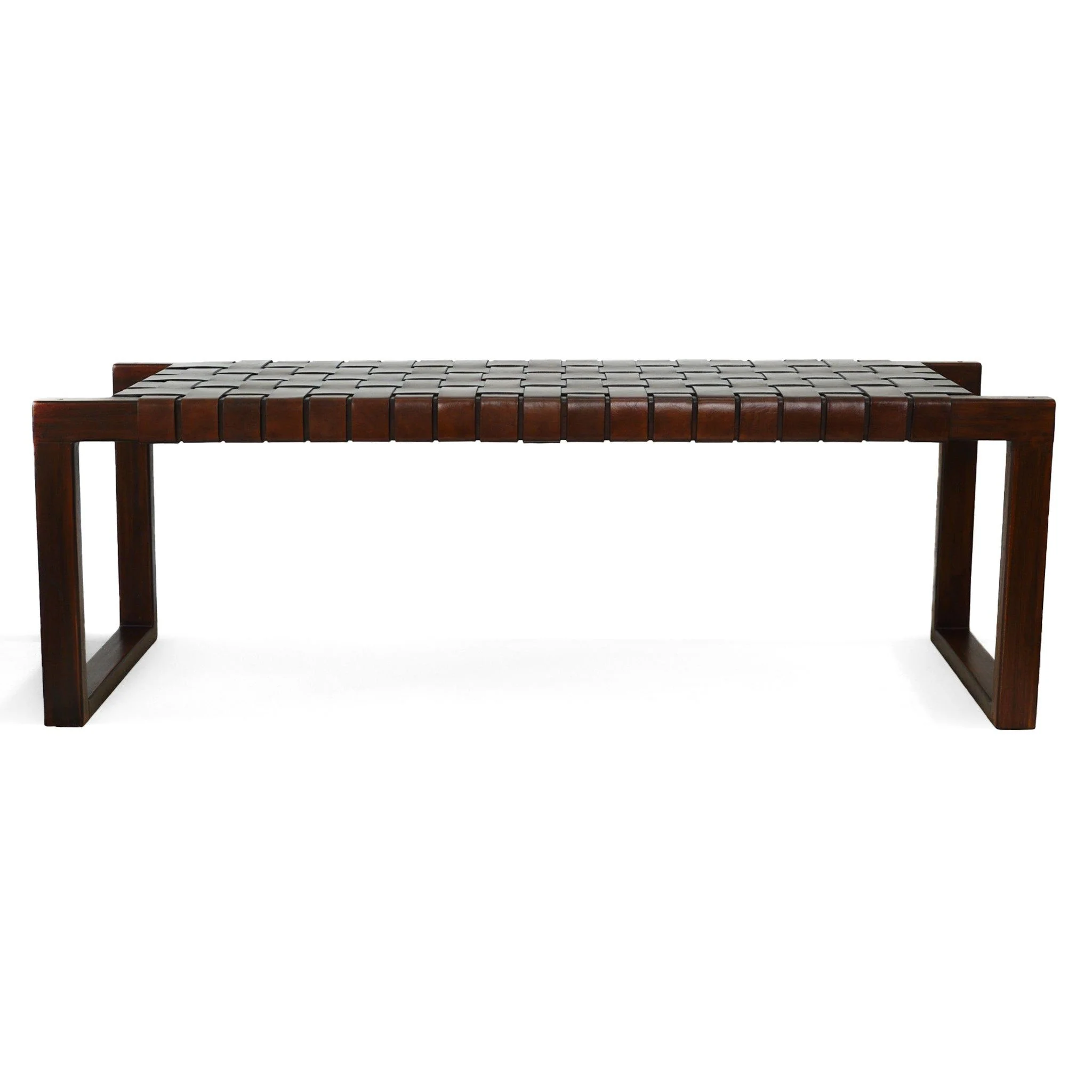 Christina - Bench - Cognac / Dark Brown / Tan - Image 5