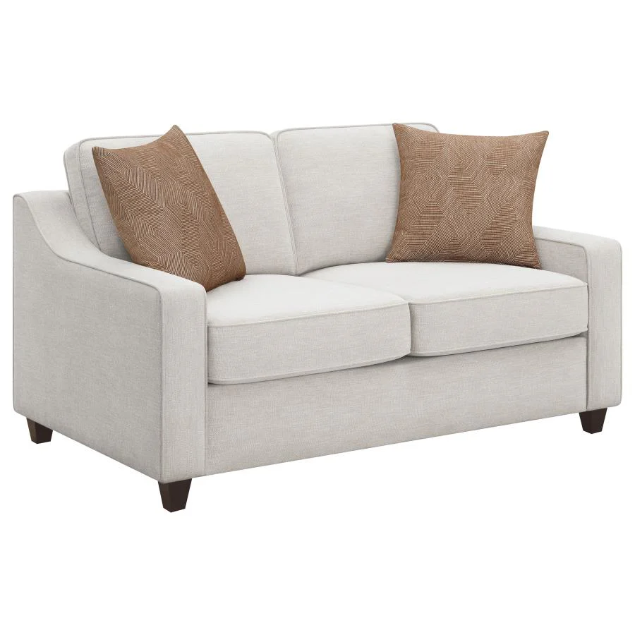 Christine - Upholstered Sloped Arm Sofa Set - Image 14