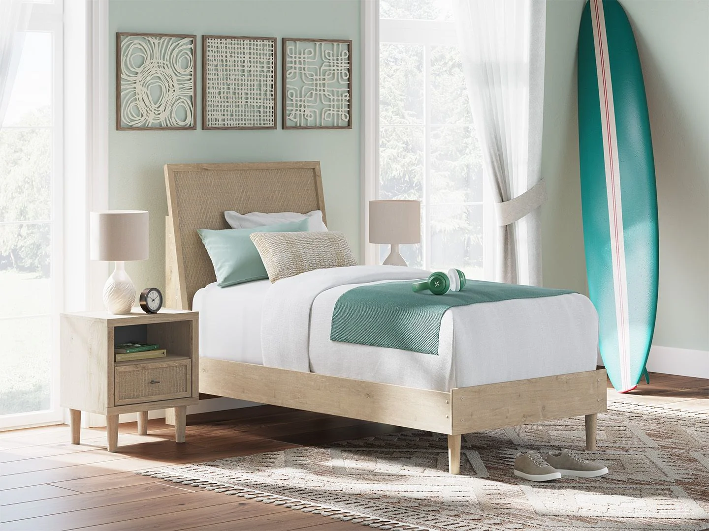 Cielden - Panel Bed - Image 3