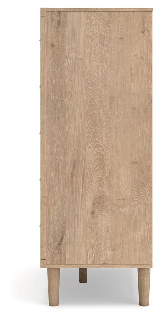 Cielden - Five Drawer Wide Chest - Two-Tone - Image 4