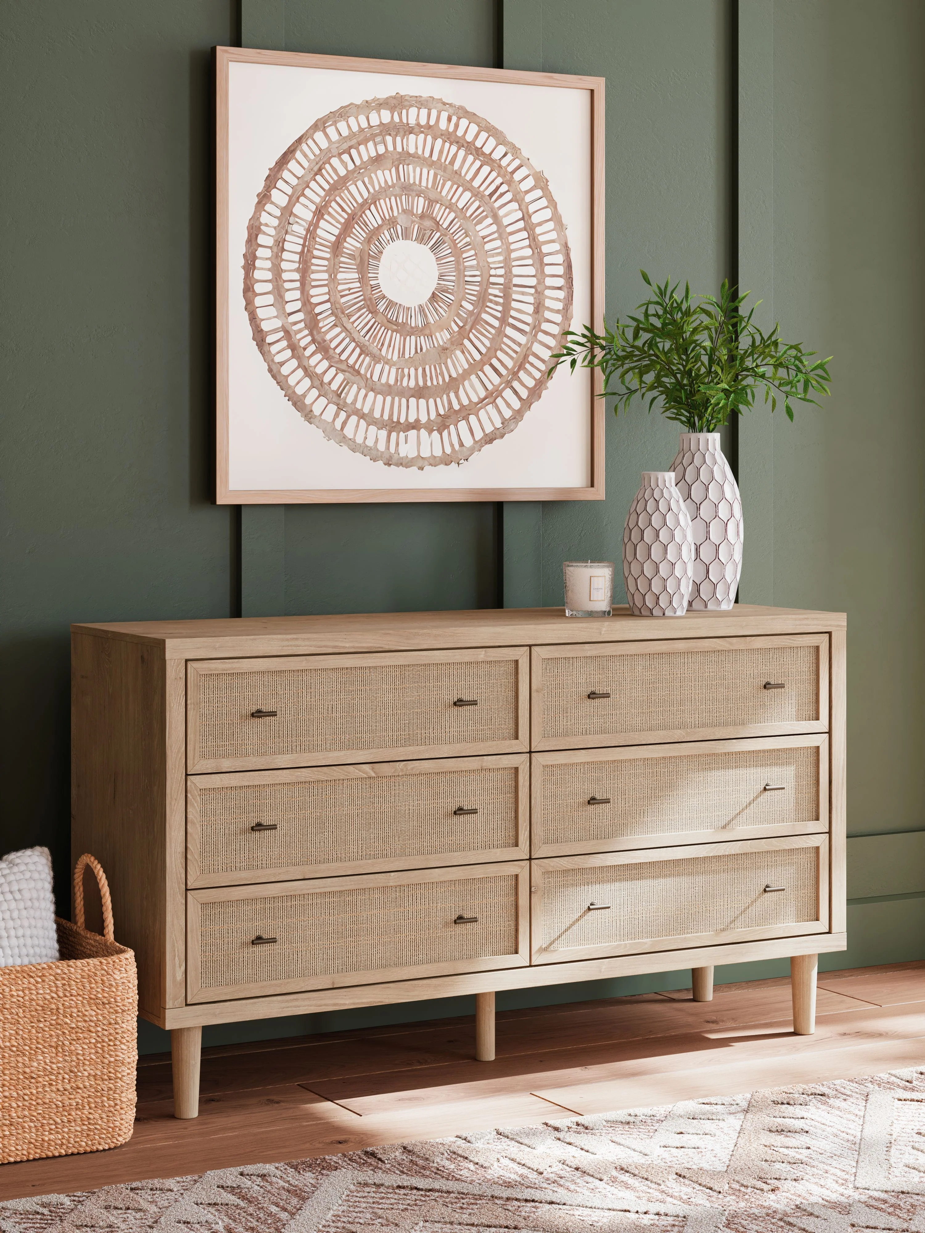 Cielden - Six Drawer Dresser - Two-Tone - Image 11