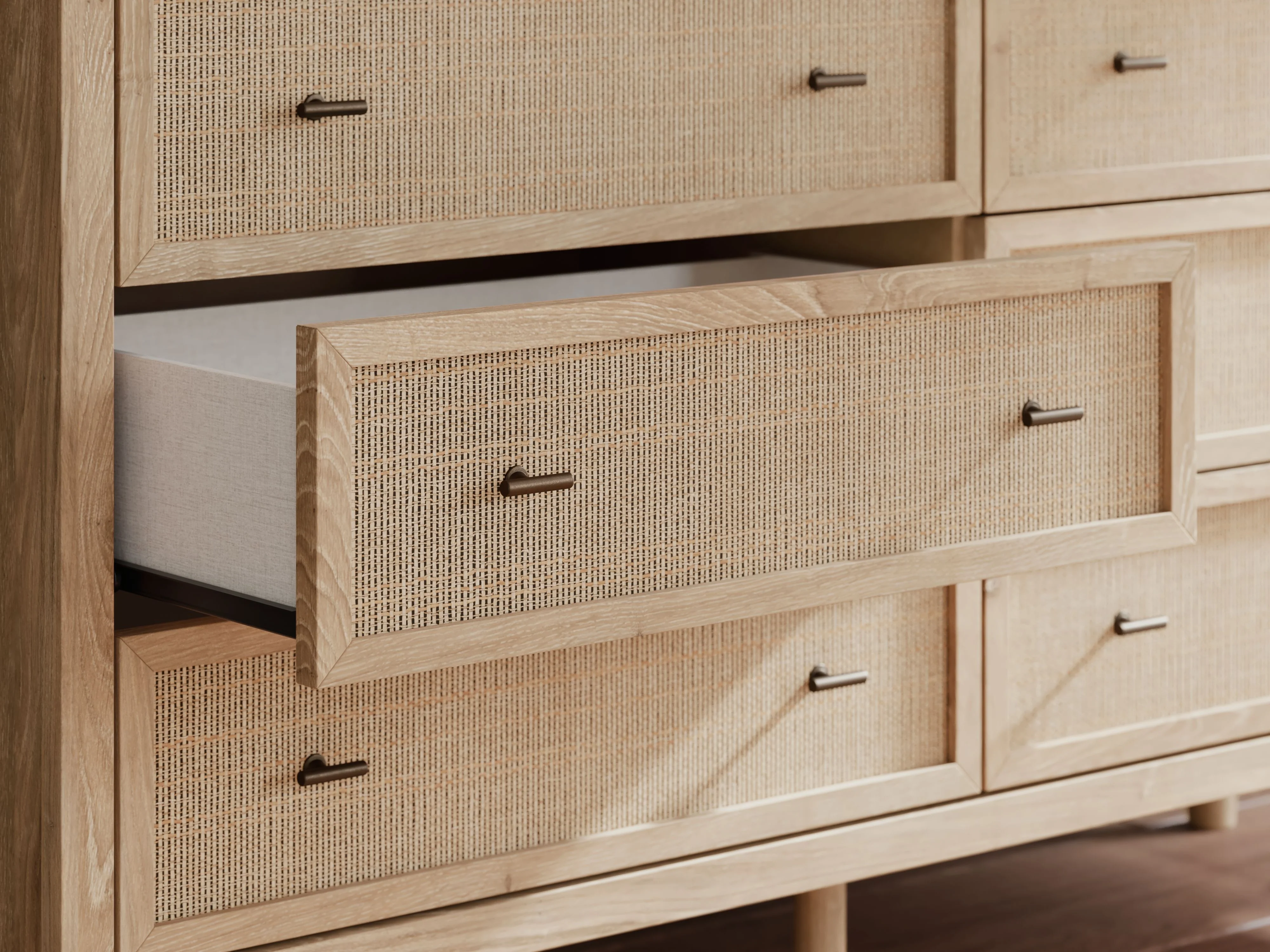 Cielden - Six Drawer Dresser - Two-Tone - Image 7