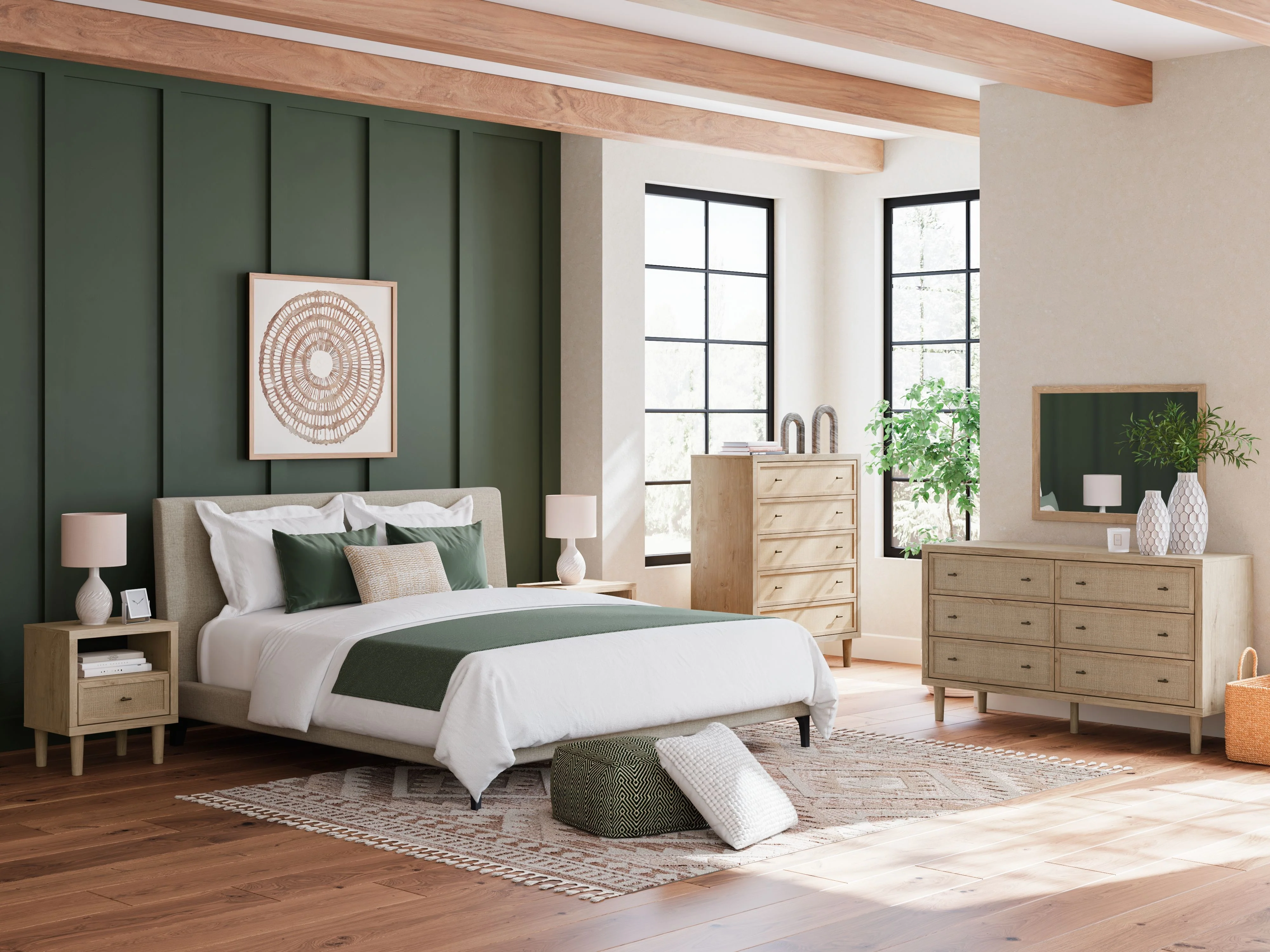 Cielden - Six Drawer Dresser - Two-Tone - Image 9
