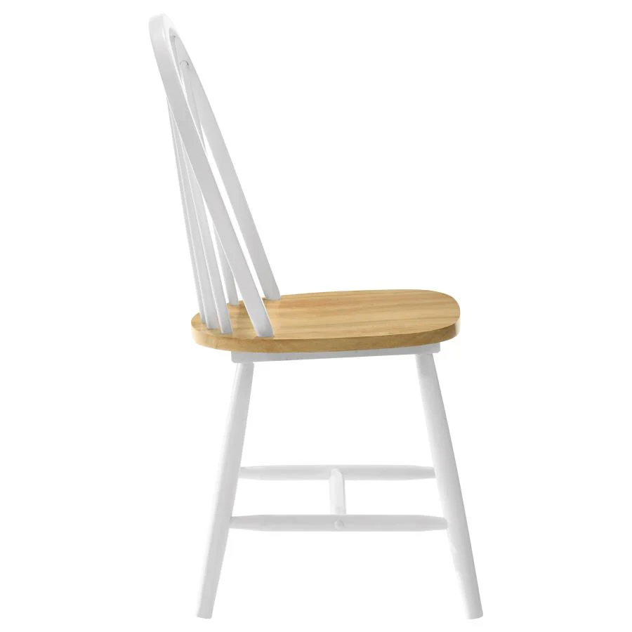 Cinder - Wood Dining Side Chair (Set of 4) - White - Image 9