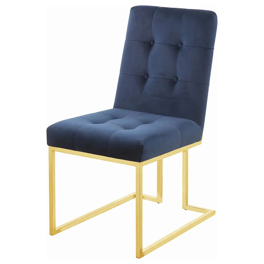 Cisco - Velvet Upholstered Dining Side Chair (Set of 2) - Image 10