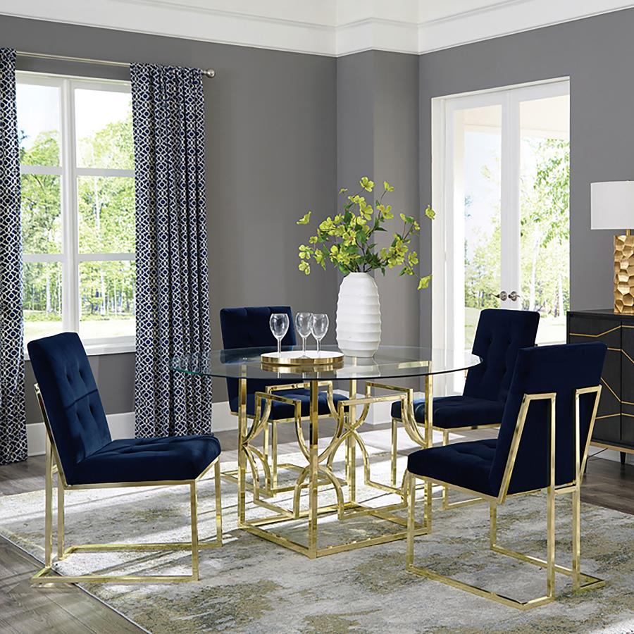 Cisco - Velvet Upholstered Dining Side Chair (Set of 2) - Image 24